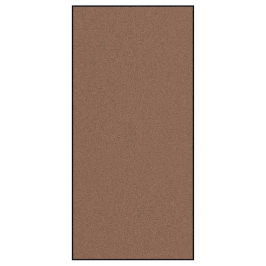 Vidaxl deurmat bruin en zwart 120 x 250 cm polypropyleen en vinyl