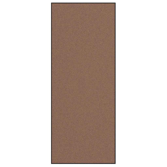 Vidaxl deurmat bruin en zwart 120 x 300 cm polypropyleen en vinyl