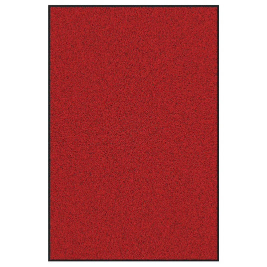 Vidaxl deurmat rood en zwart 120 x 180 cm polypropyleen en vinyl
