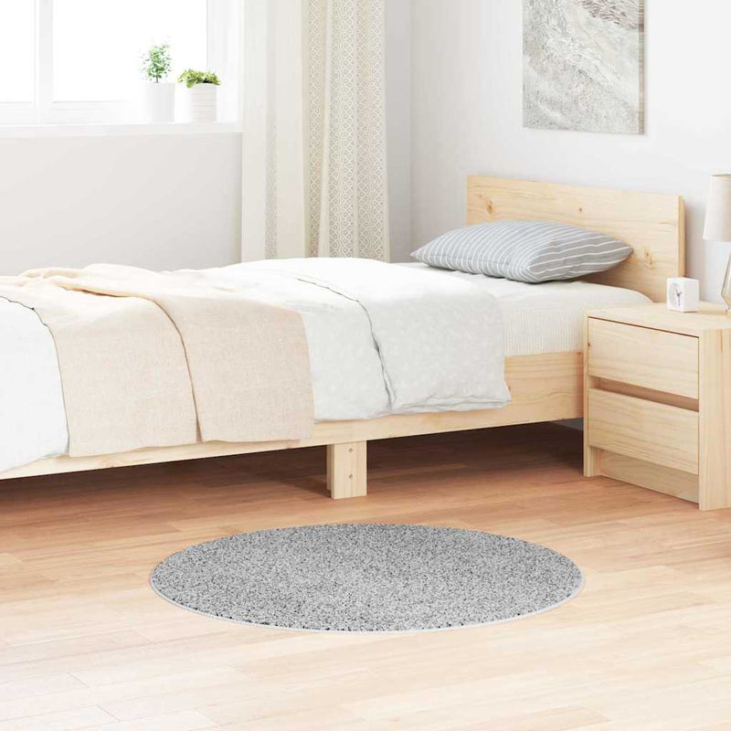 Afbeelding laden in galerijviewer, Vidaxl antislip shaggy tapijt grijs 90 x 90 cm pp
