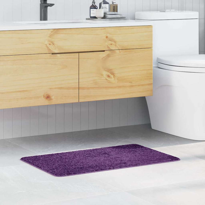 Afbeelding laden in galerijviewer, Vidaxl antislip badmat paars 50 x 80 cm pp

