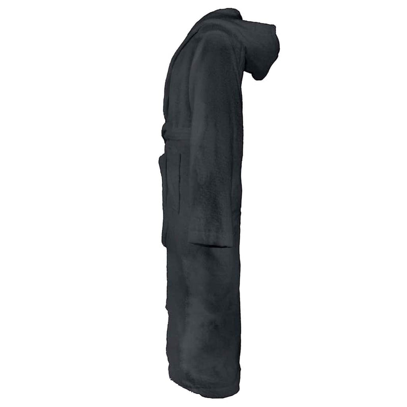 Afbeelding laden in galerijviewer, Vidaxl badjas kinn antraciet xxl katoen
