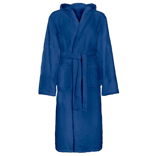 Vidaxl badjas kinn blauw xxl katoen