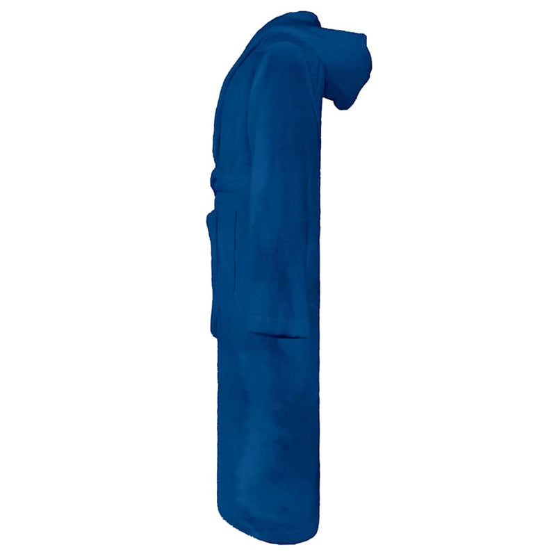 Afbeelding laden in galerijviewer, Vidaxl badjas kinn blauw xxl katoen
