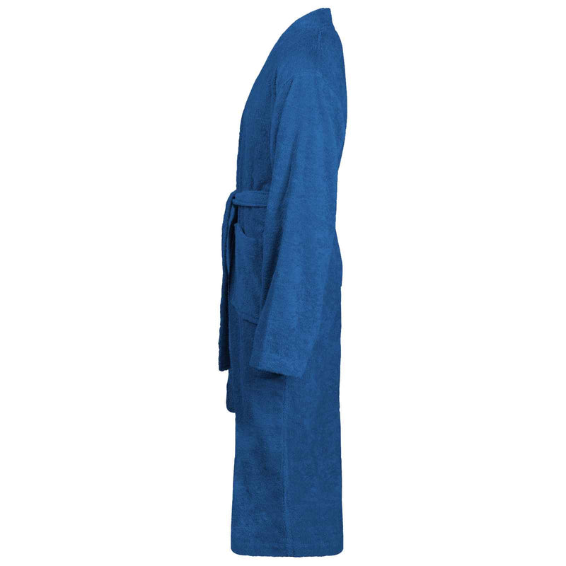 Afbeelding laden in galerijviewer, Vidaxl badjas kinn blauw xxl katoen

