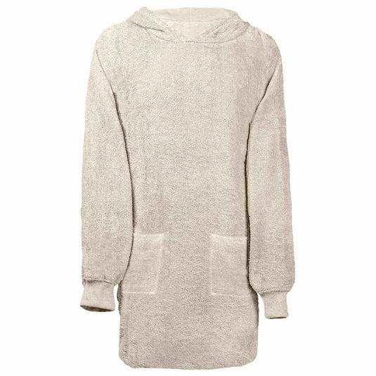 Vidaxl deken hoodie kinn crème l katoen