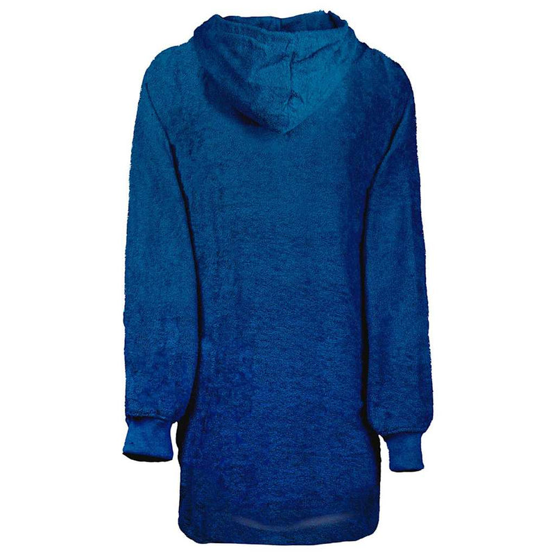 Afbeelding laden in galerijviewer, Vidaxl deken hoodie kinn marineblauw l katoen
