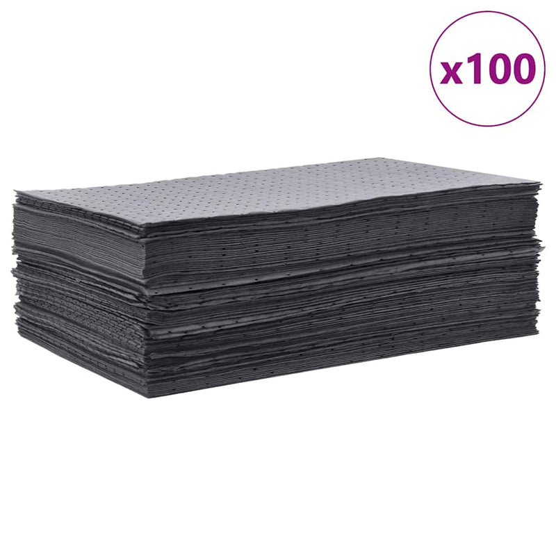 Afbeelding laden in galerijviewer, Vidaxl olie-absorberende pads 100 st 40x50 cm grijs
