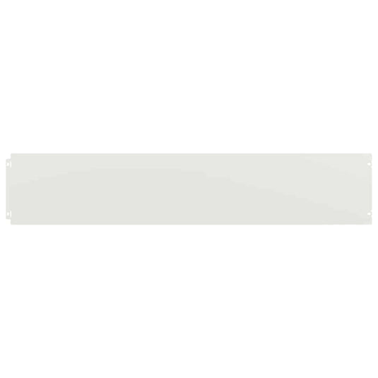 Vidaxl gazonranden 30 st 20x103 cm koudgewalst staal wit