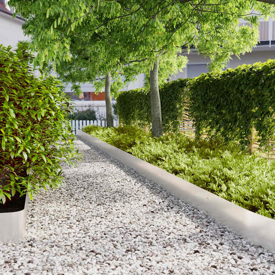 Vidaxl gazonranden 30 st 20x103 cm roestvrij staal