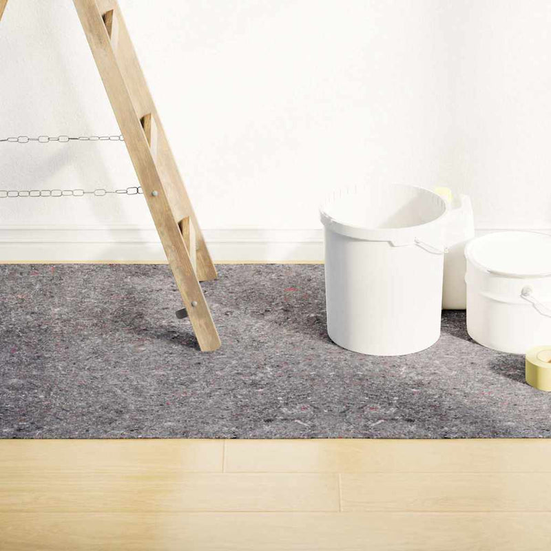 Afbeelding laden in galerijviewer, Vidaxl antislip schildersvlies 2 st 5 m 180 g m² grijs
