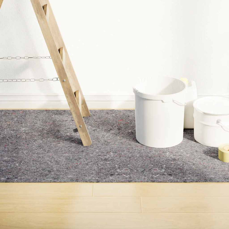 Afbeelding laden in galerijviewer, Vidaxl antislip schildersvlies 2 st 10 m 180 g m² grijs
