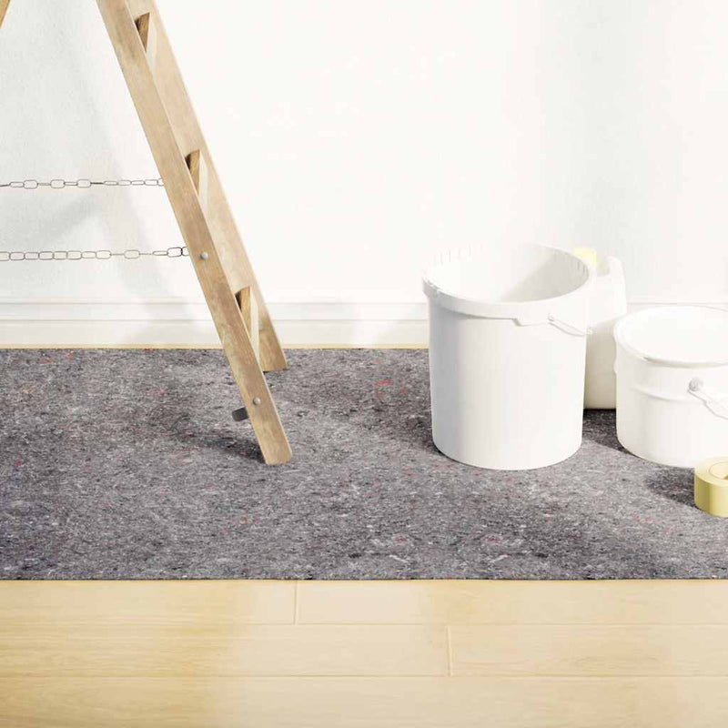 Afbeelding laden in galerijviewer, Vidaxl antislip schildersvlies 2 st 25 m 180 g m² grijs
