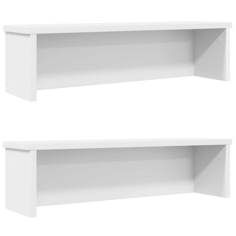 Afbeelding laden in galerijviewer, Vidaxl keukenrekken stapelbaar 2 st 50x15x16 cm wit
