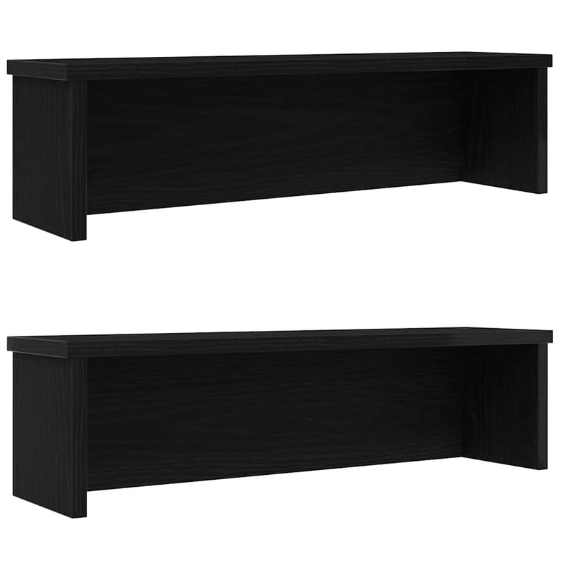 Afbeelding laden in galerijviewer, Vidaxl keukenrekken stapelbaar 2 st 60x15x16 cm zwart
