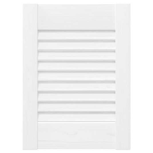 Vidaxl kastdeur louvre design 39,5x29,5 cm wit