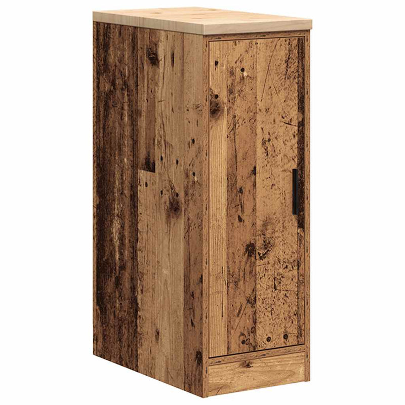Afbeelding laden in galerijviewer, Vidaxl garagekast 30x51x85 cm massief grenenhout oud hout
