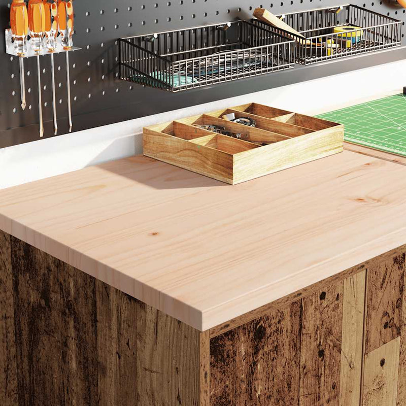 Afbeelding laden in galerijviewer, Vidaxl garagekast 60x51x85 cm massief grenenhout oud hout
