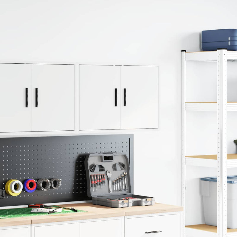 Afbeelding laden in galerijviewer, Vidaxl garagewandkast bewerkt hout wit
