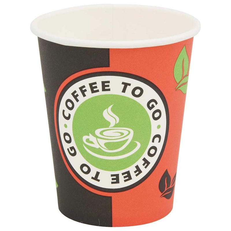Afbeelding laden in galerijviewer, Vidaxl papieren koffiekopjes met deksel 1000 st 8oz 240 ml
