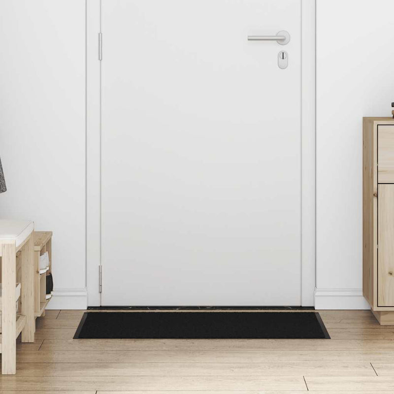 Afbeelding laden in galerijviewer, Vidaxl deurmat 60x90 cm zwart
