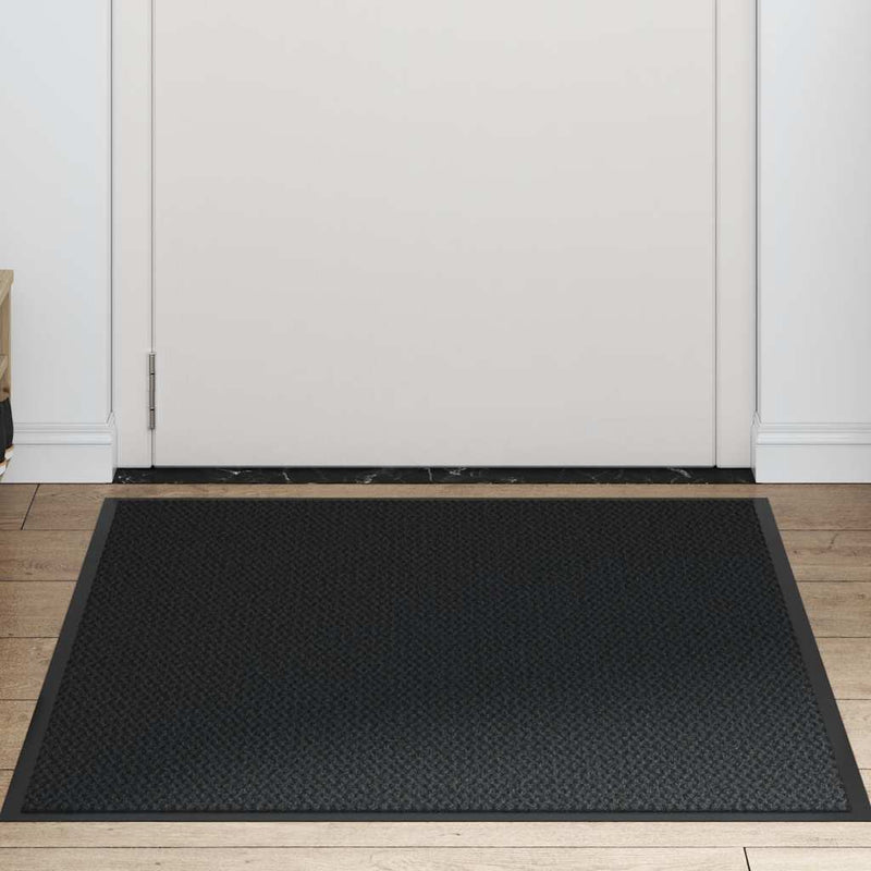 Afbeelding laden in galerijviewer, Vidaxl deurmat 90x150 cm zwart
