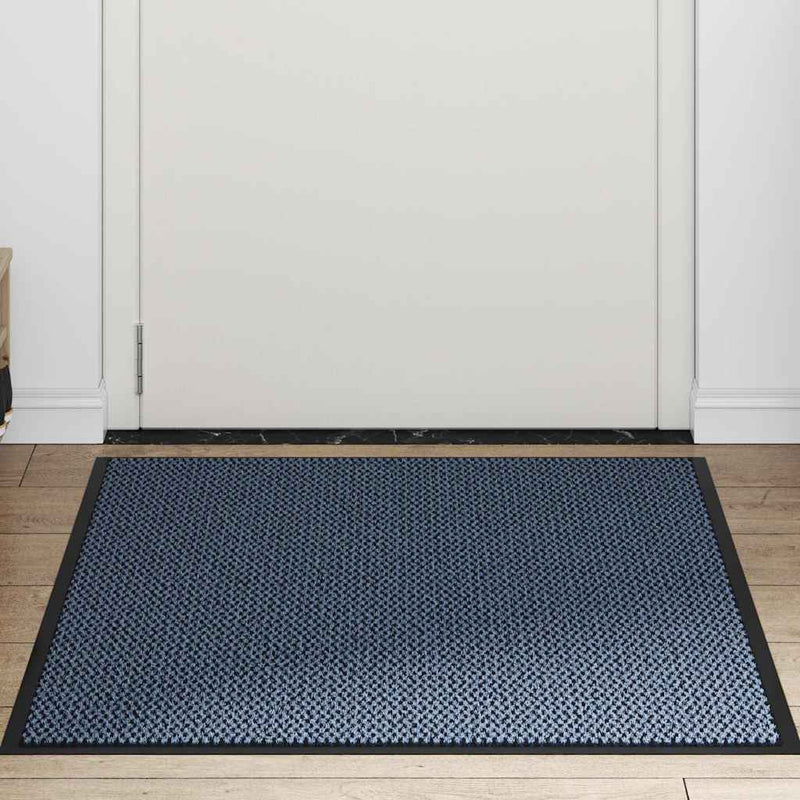 Afbeelding laden in galerijviewer, Vidaxl deurmat 90x120 cm blauw
