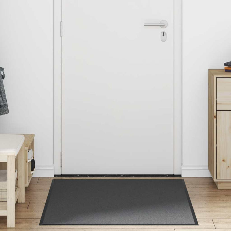 Afbeelding laden in galerijviewer, Vidaxl deurmat 90x120 cm antracietkleurig
