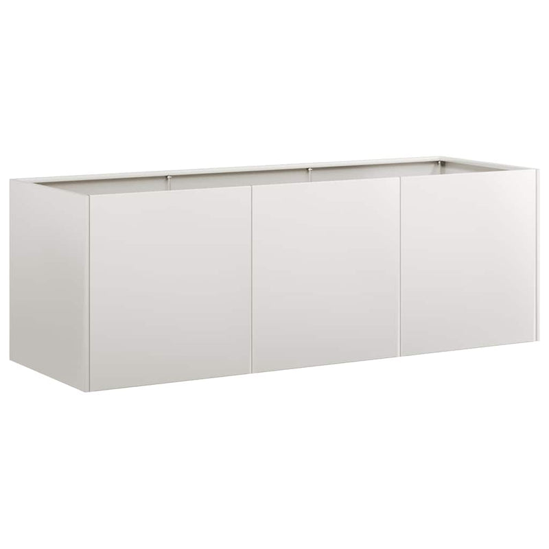 Afbeelding laden in galerijviewer, Vidaxl plantenbak 120x40x40 cm roestvrij staal
