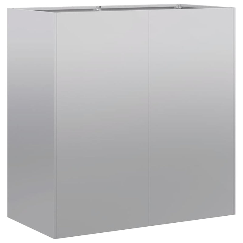 Afbeelding laden in galerijviewer, Vidaxl plantenbak 80x40x80 cm gegalvaniseerd staal
