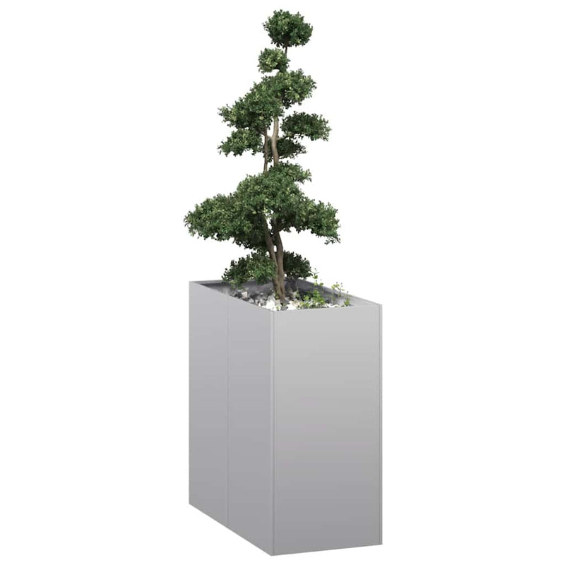 Afbeelding laden in galerijviewer, Vidaxl plantenbak 40x80x80 cm gegalvaniseerd staal
