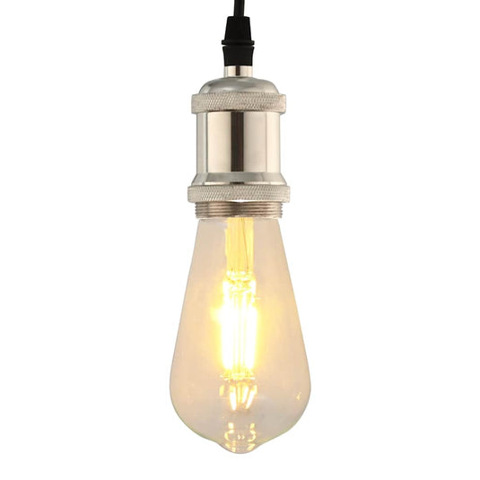 Vidaxl lamphouders 2 st nikkel satijn e27