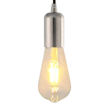 Vidaxl lamphouders 2 st nikkel satijn e27