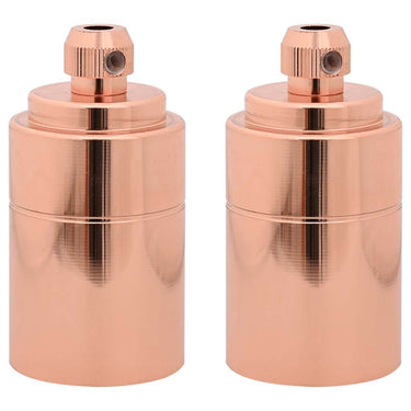 Vidaxl lamphouders 2 st roségoud e27