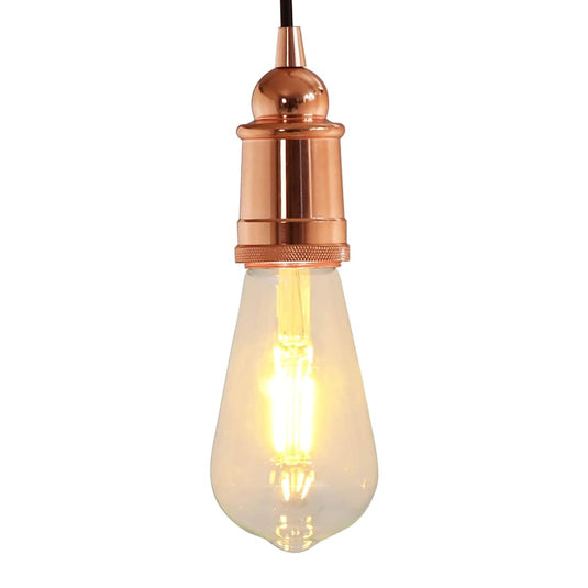 Vidaxl lamphouders 2 st roségoud e27