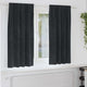Vidaxl verduisterende gordijnen 2 pcs zwart 140 x 175 cm fluweel