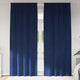 Vidaxl verduisterende gordijnen 2 pcs donkerblauw 140 x 245 cm fluweel
