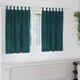 Vidaxl verduisterende gordijnen 2 pcs donkergroen 140 x 140 cm fluweel