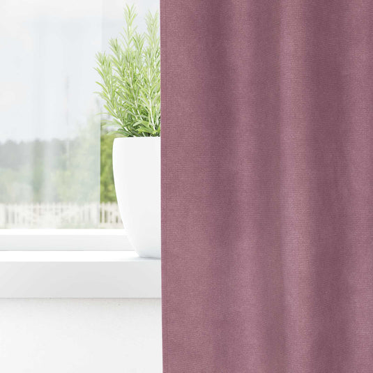 Vidaxl verduisterende gordijnen 2 pcs donkerroze 140 x 175 cm fluweel