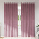 Vidaxl verduisterende gordijnen 2 pcs donkerroze 140 x 225 cm fluweel