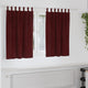 Vidaxl verduisterende gordijnen 2 pcs wijnrood 140 x 140 cm fluweel