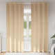 Vidaxl zwart-out gordijnen met ringen 2 pcs crème 225 x 140 cm