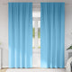 Vidaxl zwart-out gordijnen met ringen 2 pcs lichtblauw 225 x 140 cm
