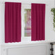 Vidaxl zwart-out gordijnen met ringen 2 pcs wijnrood 175 x 140 cm