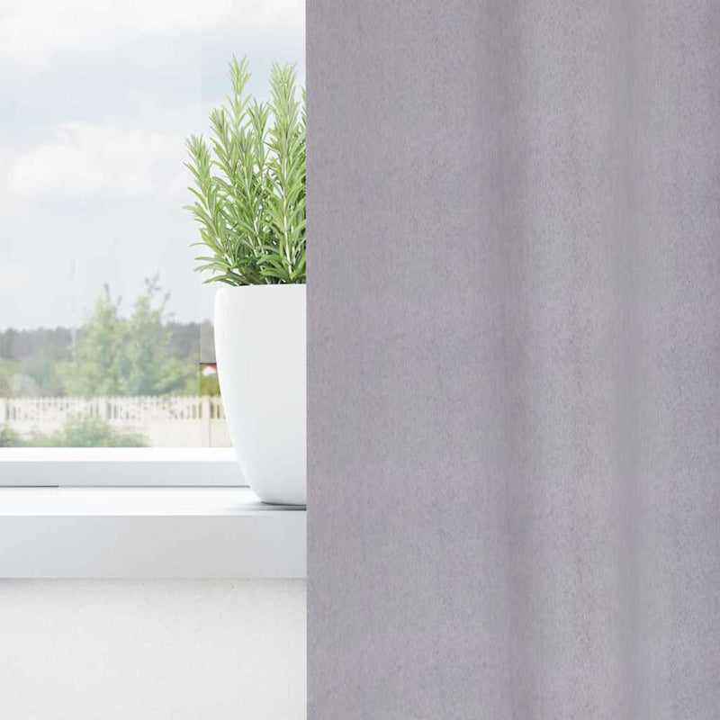 Afbeelding laden in galerijviewer, Vidaxl zwart-out gordijnen met ringen 2 pcs metaalgrijs 245 x 140 cm
