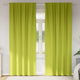 Vidaxl zwart-out gordijnen met ringen 2 pcs groen 245 x 140 cm