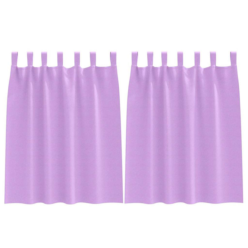 Afbeelding laden in galerijviewer, Vidaxl zwart-out gordijnen met ringen 2 pcs paars 140 x 140 cm
