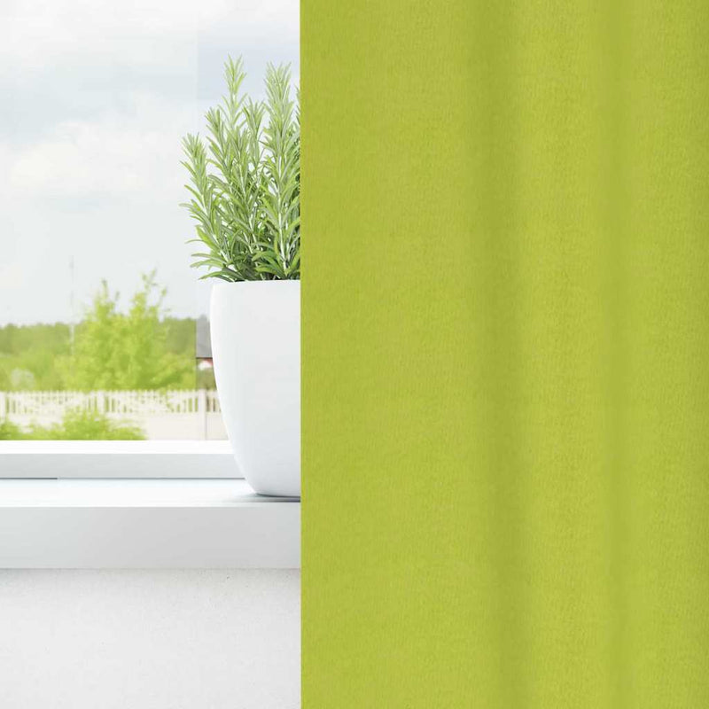 Afbeelding laden in galerijviewer, Vidaxl zwart-out gordijnen met ringen 2 pcs groen 225 x 140 cm
