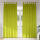 Vidaxl zwart-out gordijnen met ringen 2 pcs groen 225 x 140 cm