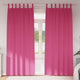 Vidaxl zwart-out gordijnen met ringen 2 pcs felroze 245 x 140 cm
